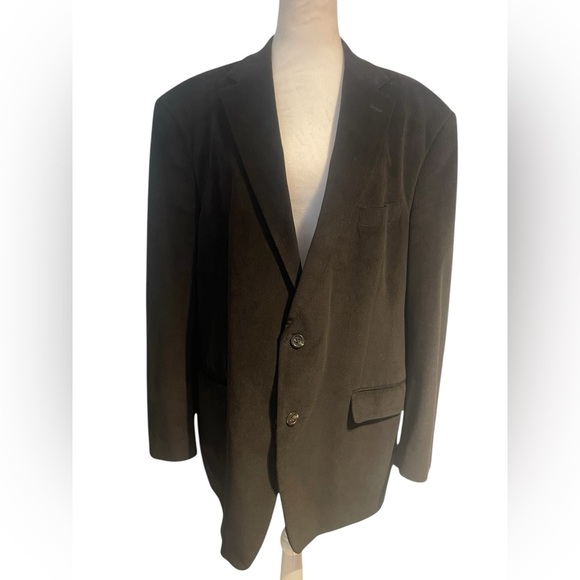 Lauren Ralph Lauren Men’s Black Soft Corduroy Sports Jacket Blazer – Size 46R - Picture 1 of 11